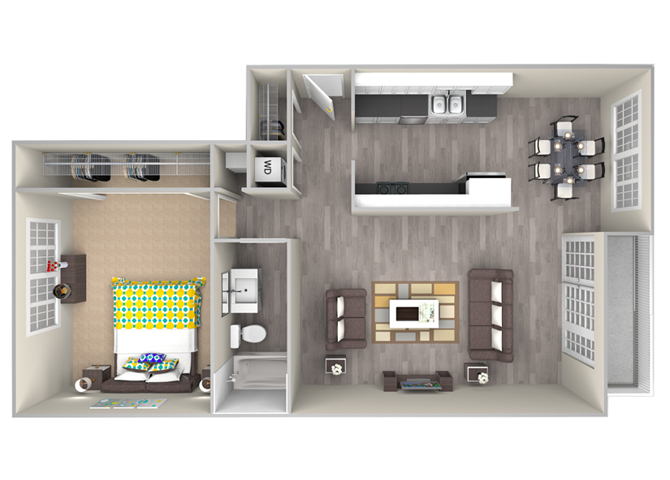 Suite A Floorplan